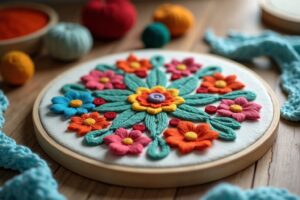 15 Ideen zum Filz besticken